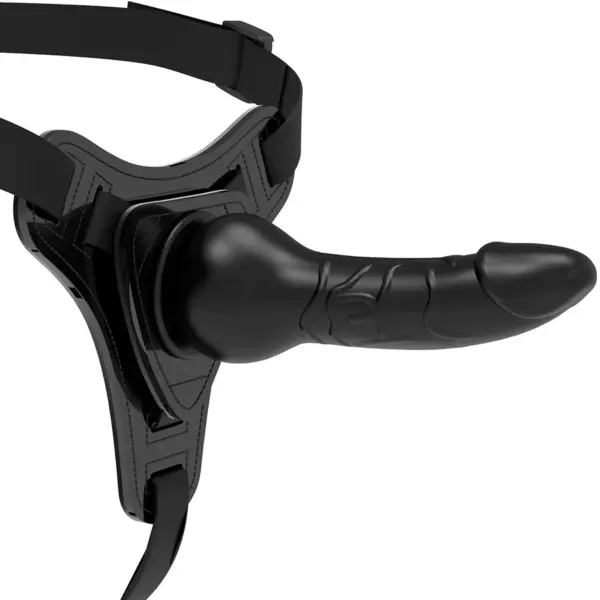 Fetish Submissive Harness - Arnés de Silicona Negro Realista 16 cm - Imagen 4