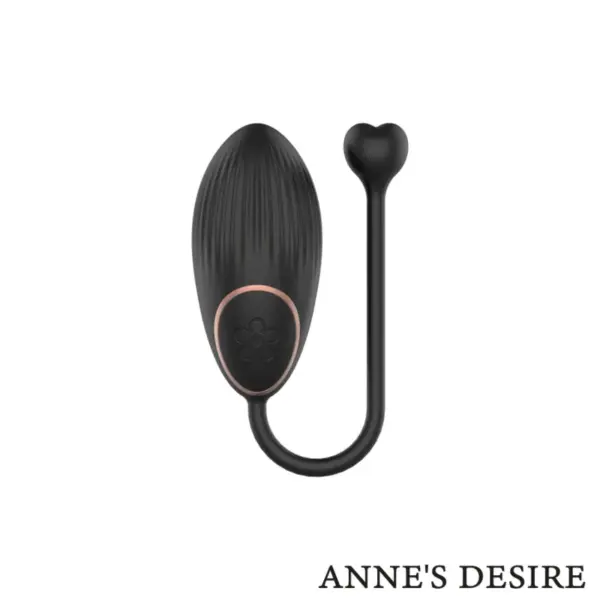 ANNE'S DESIRE - Huevo control remoto tecnología WATCHME negro/gold