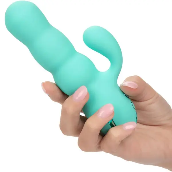 CalExotics - Del Mar Diva Vibrador Rabbit Verde Agua - Imagen 7