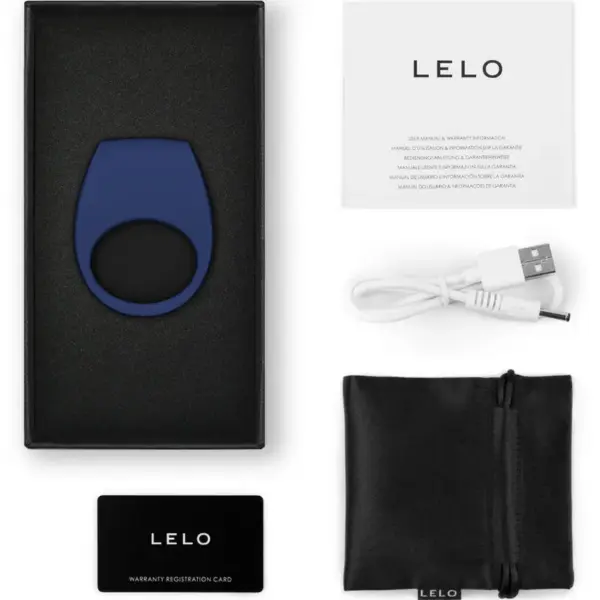 LELO - TOR 3 Anillo Vibrador Azul para Parejas - Imagen 3