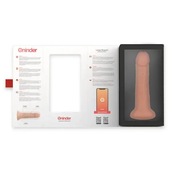 ONINDER - Dildo Vibrador Bogotá Grande 9 Velocidades Natural 22 cm - Imagen 7