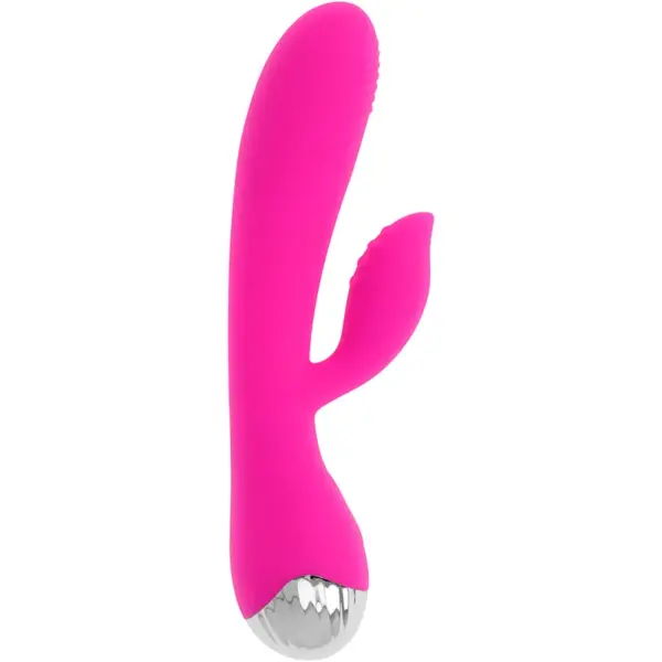 OHMAMA - Vibrador recargable con rabbit 10 modos de vibración 19 cm - Imagen 2