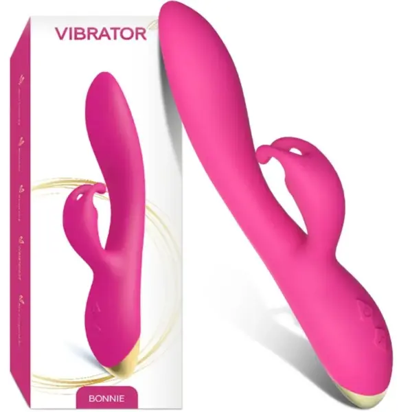 ARMONY - Vibrador rabbit fucsia para placer intenso - Imagen 6