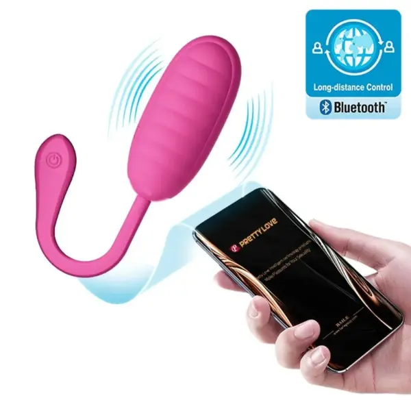 Pretty Love - Huevo vibrador recargable rosa Catalina - Imagen 11