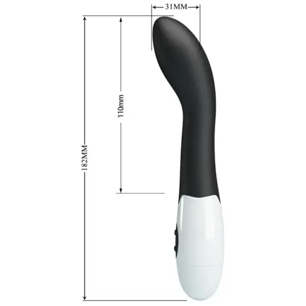 Pretty Love - Vibrador Punto G Negro con 30 Modos - Imagen 7