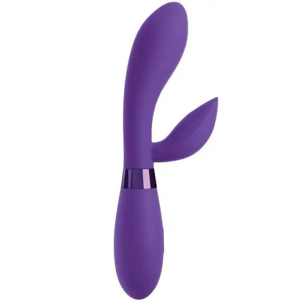 OMG - Vibrador Rabbit de Silicona Lila con 10 Modos de Vibración