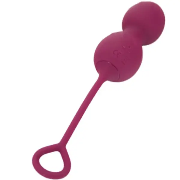 ARMONY - Vibrador de pesas vaginales con control remoto y 10 vibraciones en rojo oscuro - Imagen 5