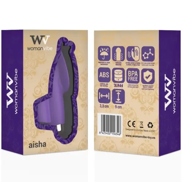 Womanvibe - Aisha Dedal Estimulador Silicona: Placer Compacto y Potente - Imagen 6