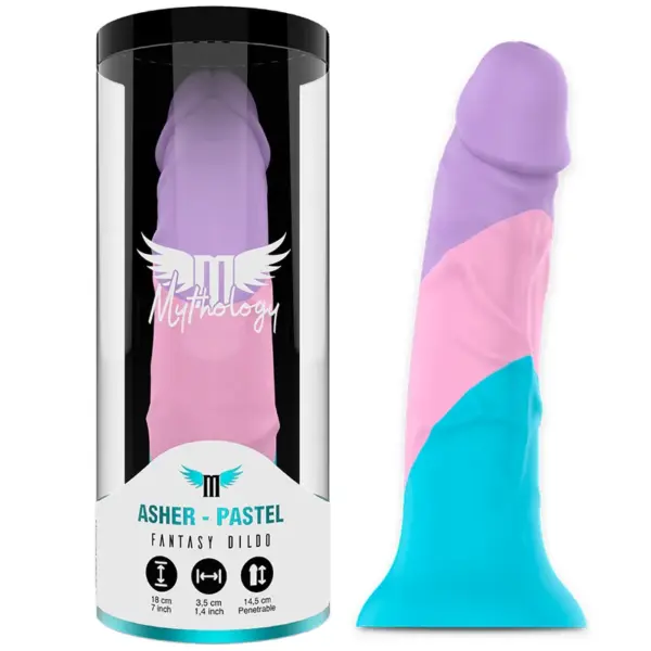 MYTHOLOGY - Asher Pastel Dildo M - Dildo Fantasía Erótica - Imagen 3