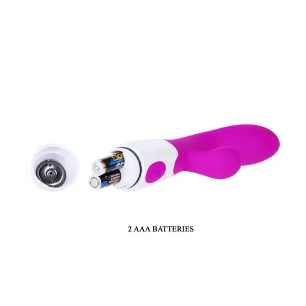 Pretty Love - Vibrador rabbit con licking morado - Imagen 8