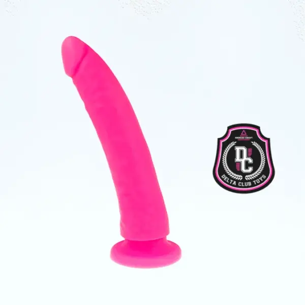 Delta Club - Dildo Rosa Silicona Médica 20 cm -O- 4 cm