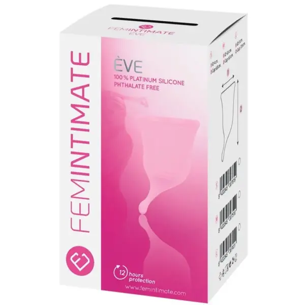 FEMINTIMATE - Copa Menstrual Eve New Silicona Talla L para un Ciclo Cómodo y Ecológico - Imagen 2