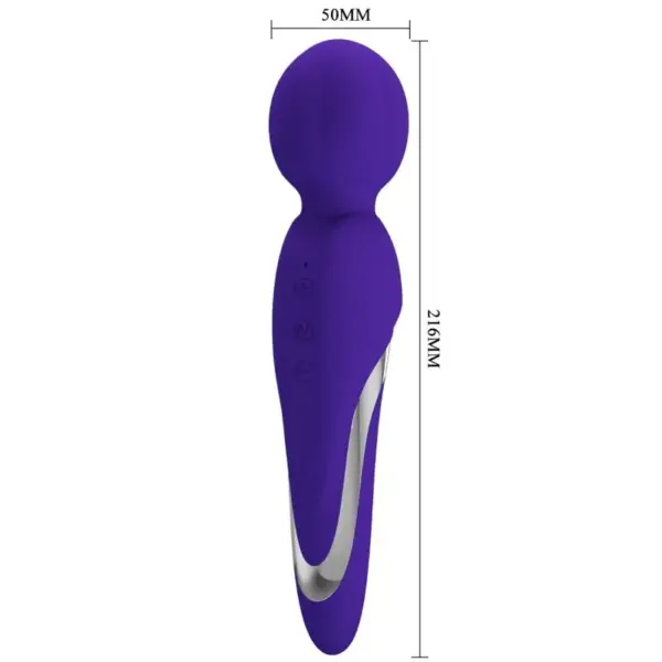 Pretty Love - Vibrador Wand Violeta - Imagen 5