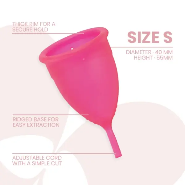 INTIMICHIC - Copa Menstrual Silicona Médica - Talla S para un Ciclo Cómodo y Saludable - Imagen 3