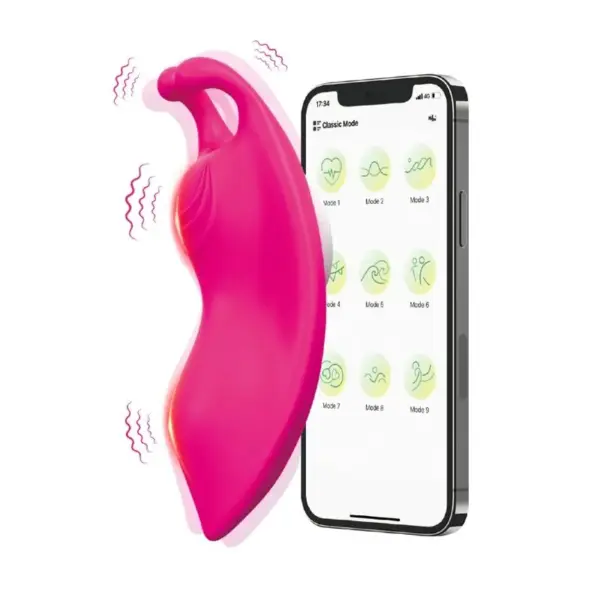 ARMONY - Honeybee Panties Vibrador Punto G Fucsia con App Gratuita