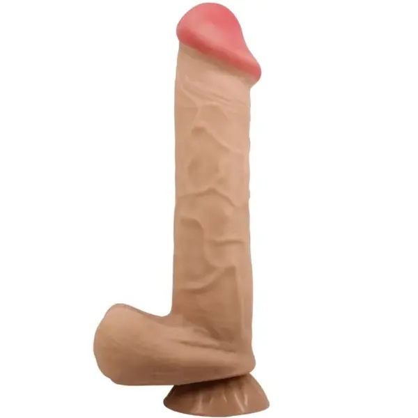 Pretty Love - Sliding Skin Series Dildo Realístico con Ventosa Piel Deslizante 26 cm - Imagen 3