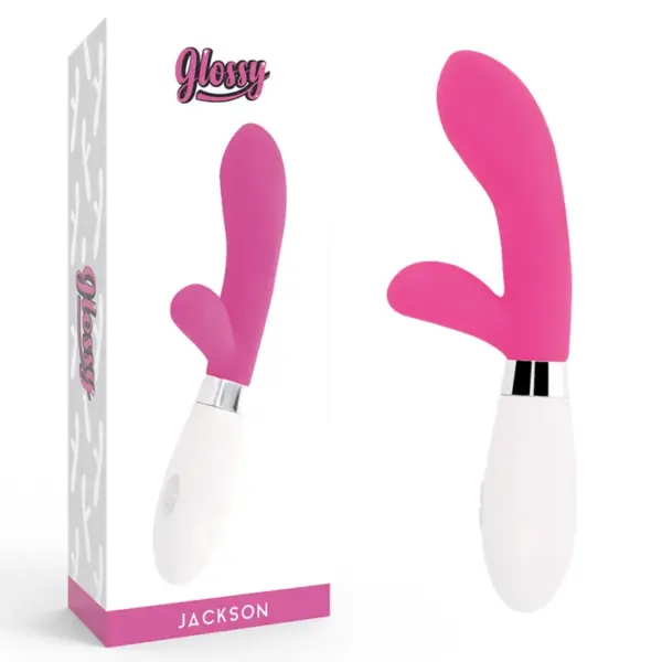 GLOSSY - Vibrador Rabbit Rosa con 10 Funciones