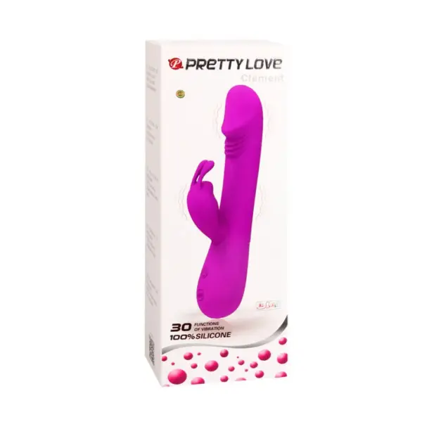 Pretty Love - Vibrador rabbit con licking morado - Imagen 8