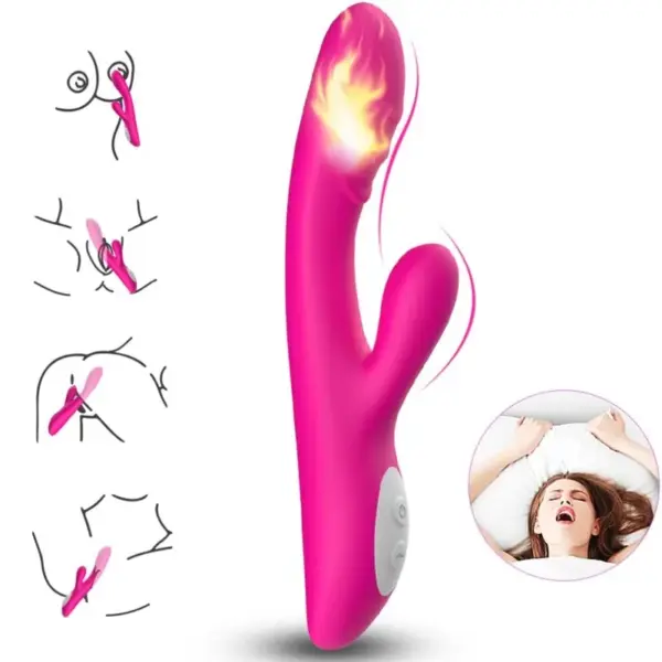 ARMONY - Vibrador efecto calor fucsia para una experiencia única