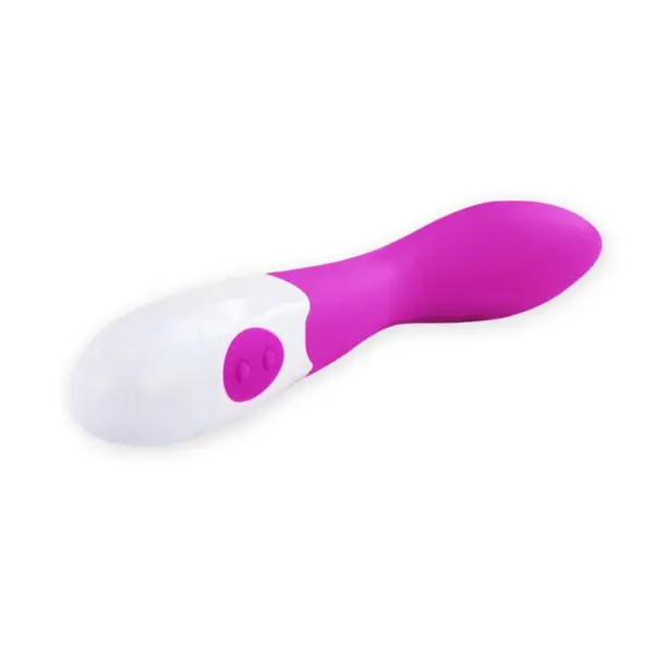 Pretty Love - Vibrador Bishop Lila y Blanco de Alta Calidad - Imagen 4