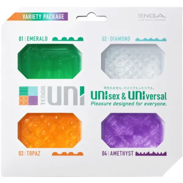 TENGA - UNI Variety Masturbador Dedal Pack 4 UDS