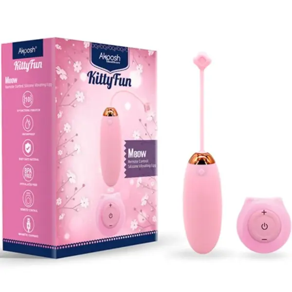 Armony - Kitty Fun Huevo Vibrador Control Remoto Rosa - Imagen 5