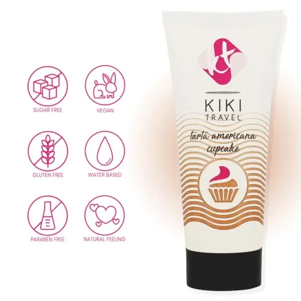 KIKÍ TRAVEL - Gel deslizante sabor a tarta americana cupcake 50 ml - Imagen 4