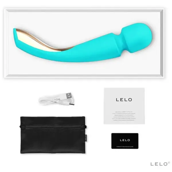 LELO - Masajeador Smart Wand 2 Verde Agua - Imagen 5