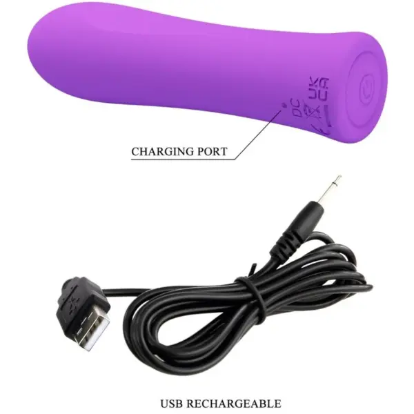 Pretty Love - Vibrador super power morado - Imagen 7