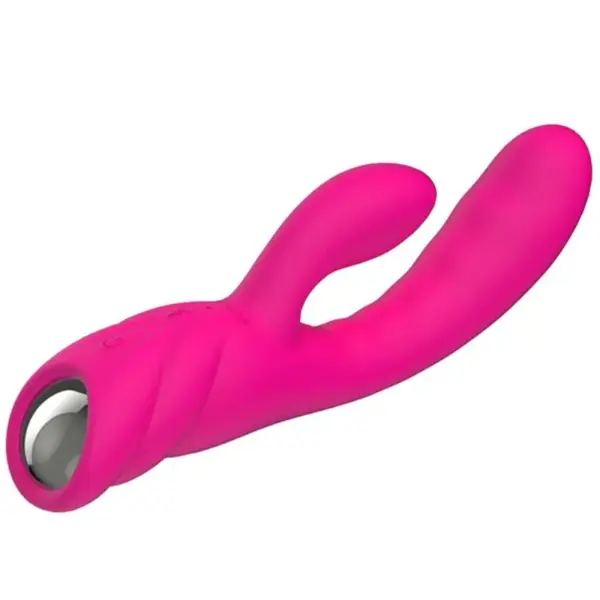 NALONE - Vibrador rabbit con función calor rosa