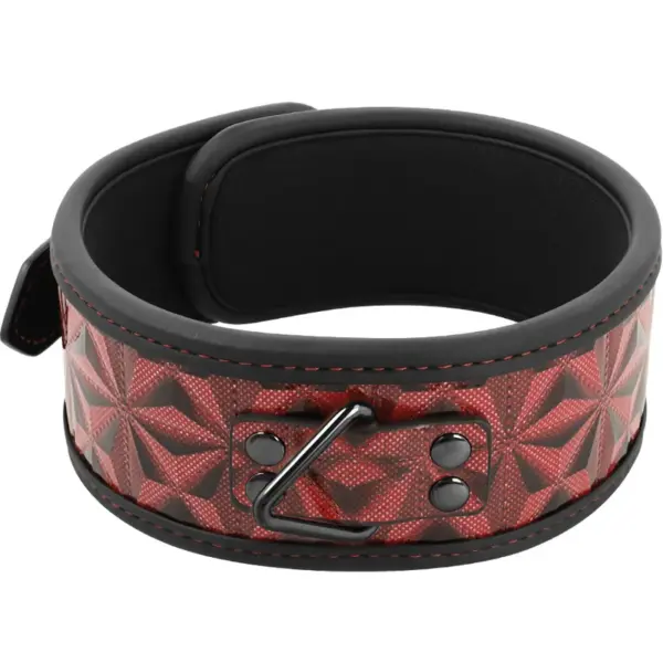 BEGME - Collar de Cuero Vegano con Forro de Neopreno - Red Edition - Imagen 3