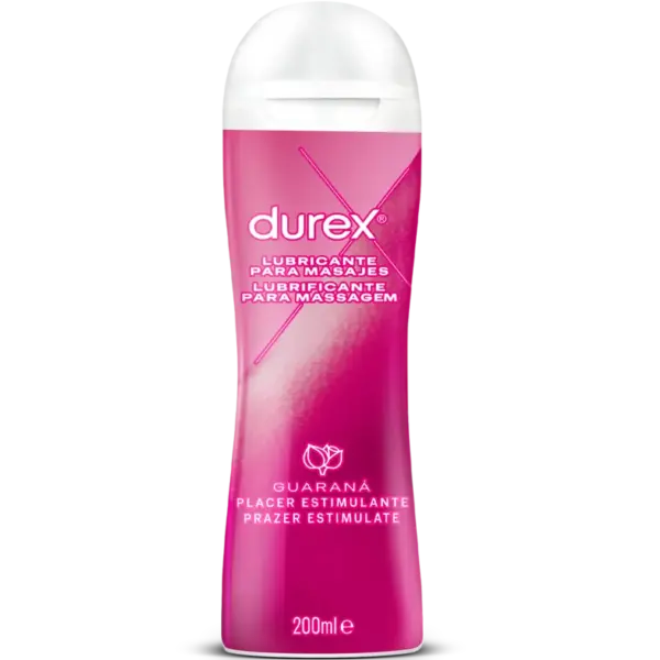 Durex Play Massage 2en1 Estimulante - Lubricante y Aceite de Masaje 200 ml