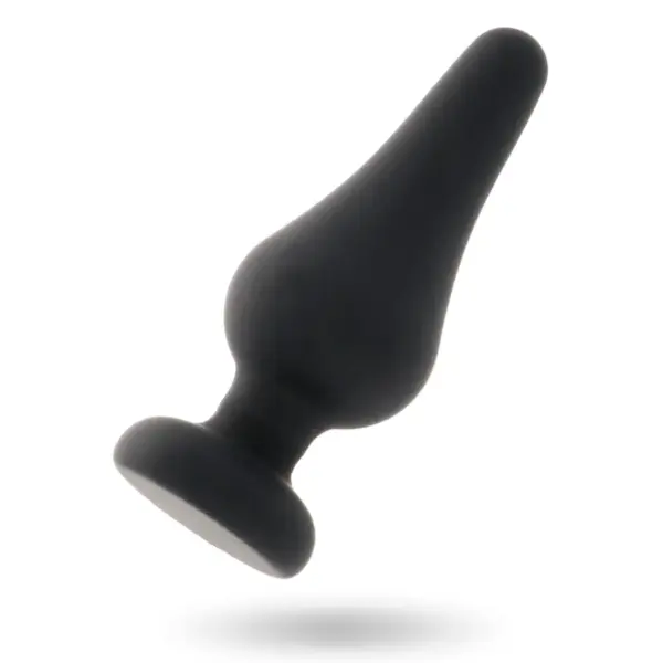 INTENSE - Anal Plug Pipo M Silicona Negro 11 cm - Imagen 3