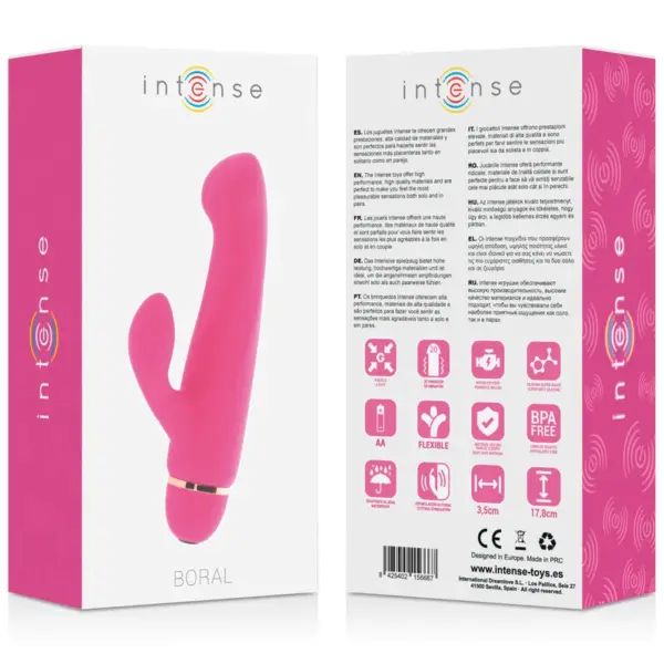 Intense - Vibrador de silicona rosa con 20 modos de vibración - Imagen 5