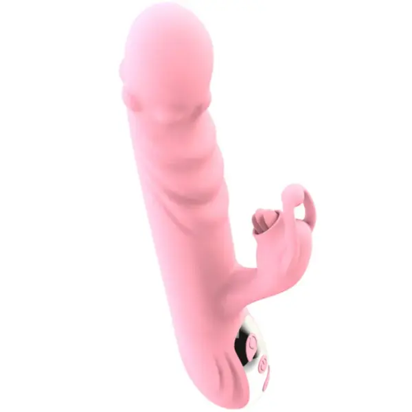 ARMONY - Vibrador con lengua estimuladora efecto calor rosa