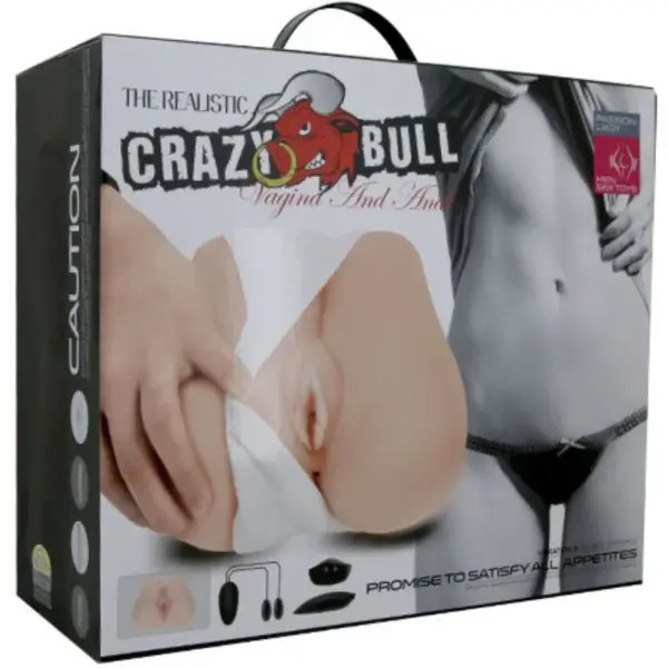 Crazy Bull - Vagina y Ano Realísticos con Vibración Posición 3 - Imagen 11