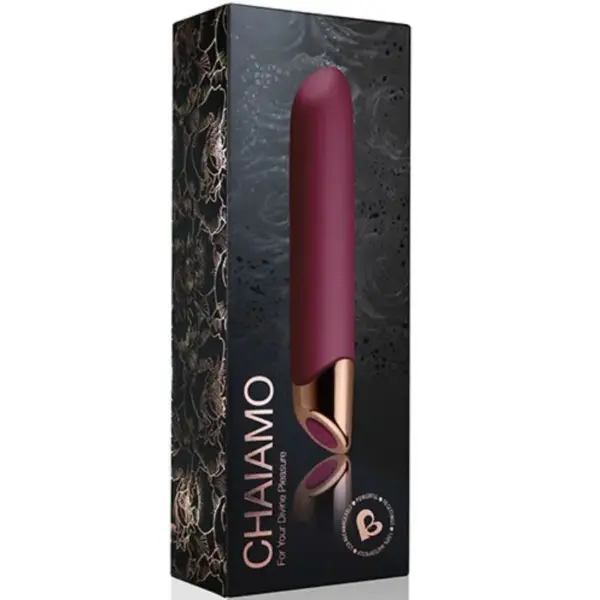 ROCKS-OFF - Vibrador Chaiamo Burdeos para tu Placer Infinito - Imagen 3