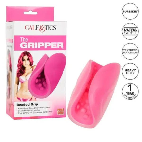 CalExotics - Beaded Grip Masturbador Texturado para Placer Intenso