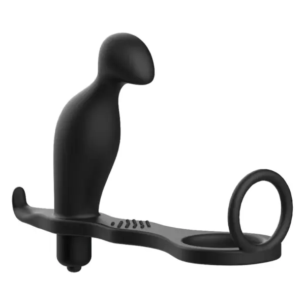 ADDICTED TOYS - Plug Anal con Anillo Silicona Negro 12 cm - Imagen 3