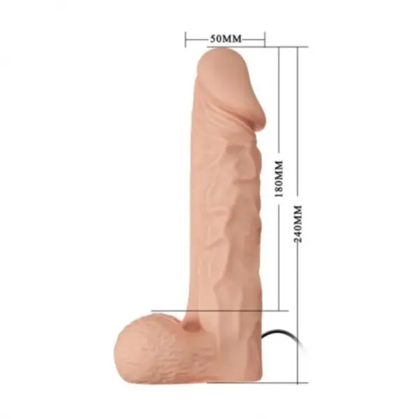 BAILE - Arnés Ultra Passionate con Dildo Natural de 24 cm - Imagen 4