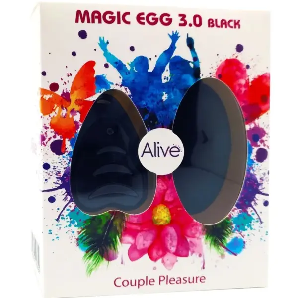 ALIVE - Huevo Vibrador Control Remoto Negro - Imagen 2