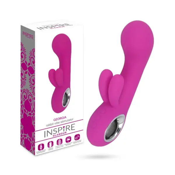 Inspire Glamour - Vibrador rabbit Georgia Lila - Imagen 2