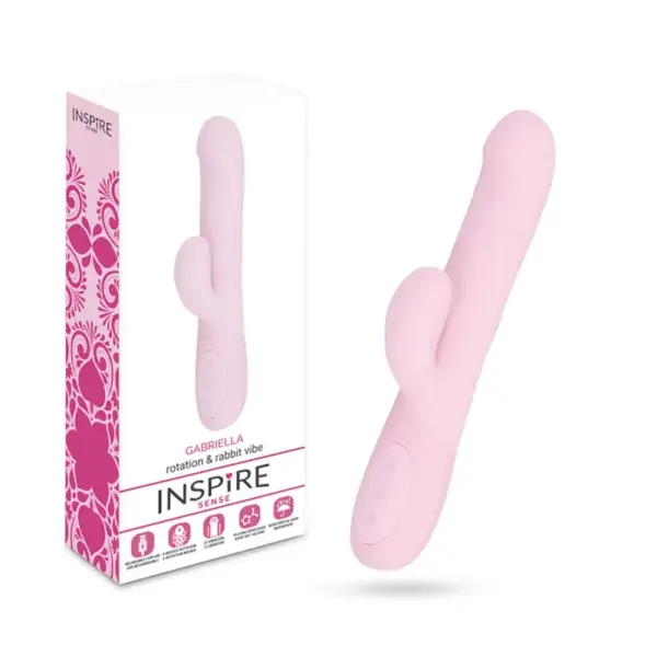 Inspire Sense - Vibrador rabbit Gabriella Rosa - Imagen 2