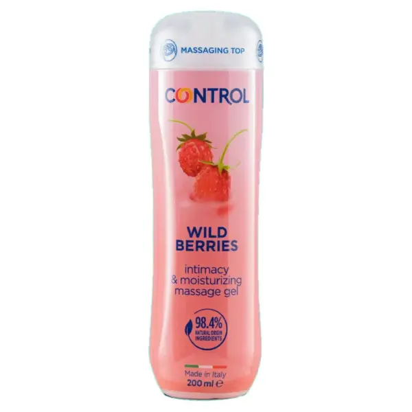 CONTROL - Gel de masaje 3 en 1 Wild Berries 200 ml