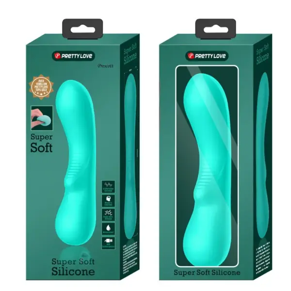 Pretty Love - Vibrador Flexible Prescott Verde Agua - Imagen 9