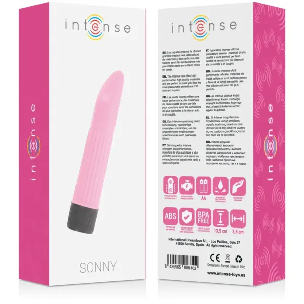 INTENSE - Vibrador rosa con punta curva para estimulación precisa - Imagen 4