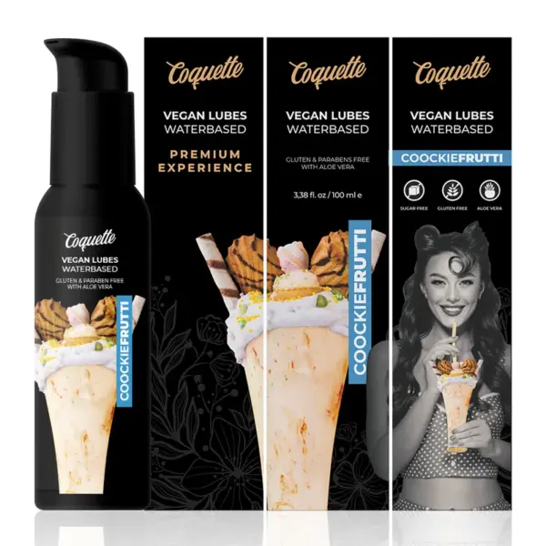 Coquette Chic Desire - Lubricante Vegano Cookiefrutti 100ml - Imagen 3