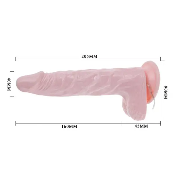 Super Rota Dong - Dildo Realista Rotador de 20.5 cm - Imagen 5