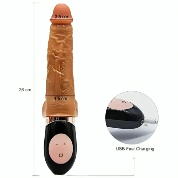 ARMONY - Dildo Realístico Vibrador Recargable - Imagen 3