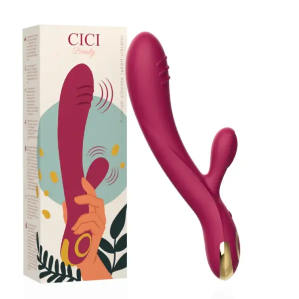 Cici Beauty - Vibrador rabbit de silicona premium - Imagen 2